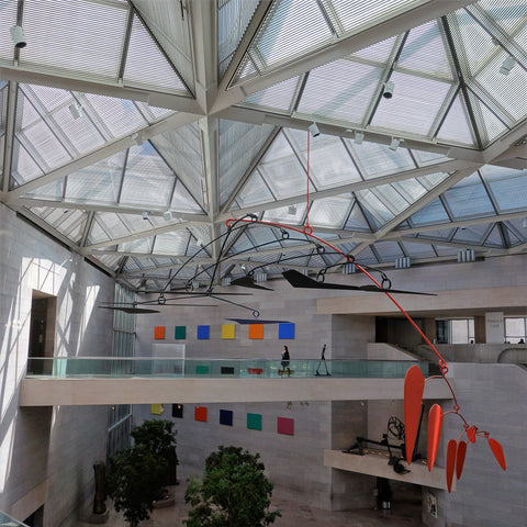 Photograph of Atrium and Skylight of the National Gallery of Art.
